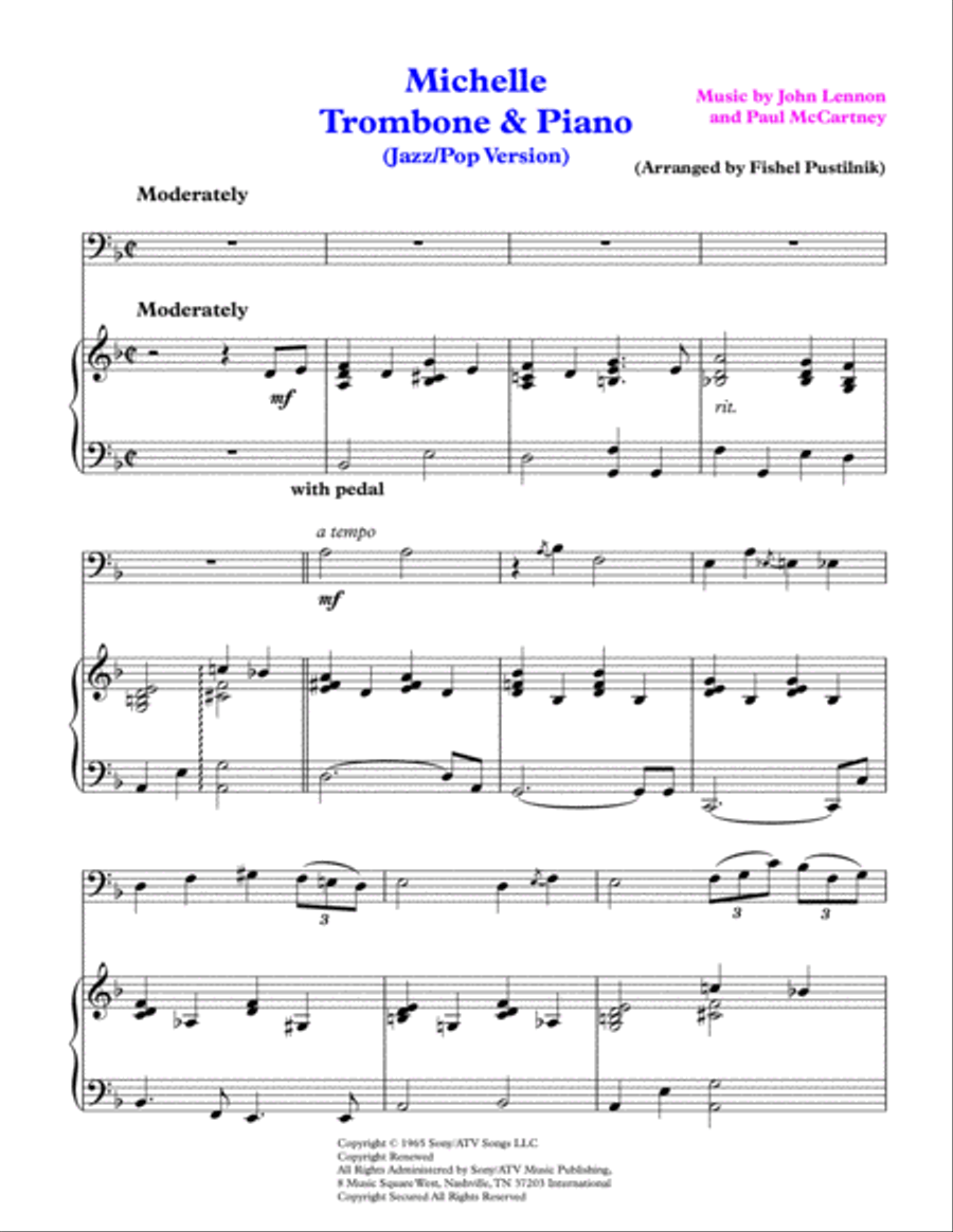 Michelle Piano scores gallery preview page 2