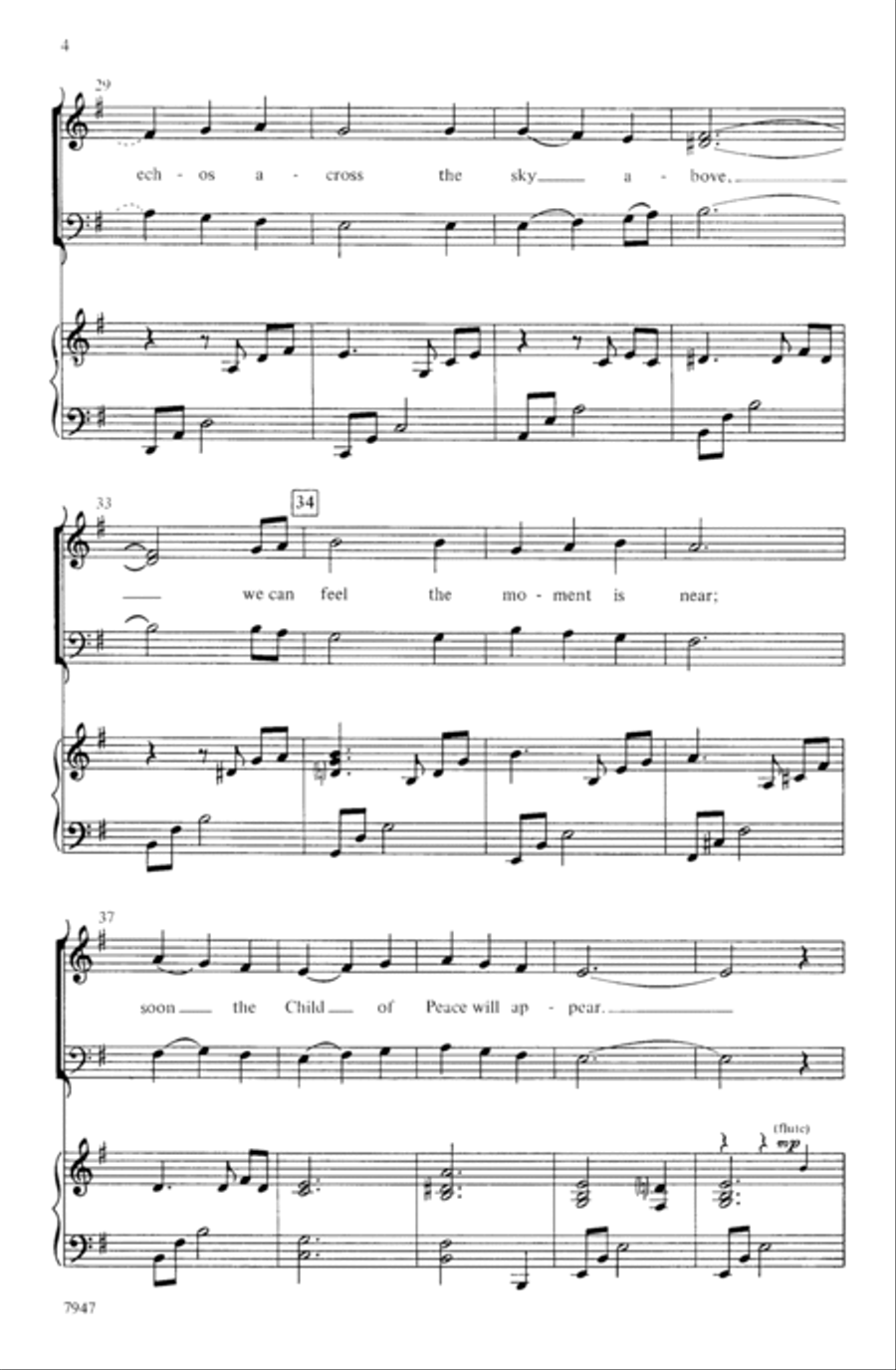 Carol for Advent 3-Part scores gallery preview page 4