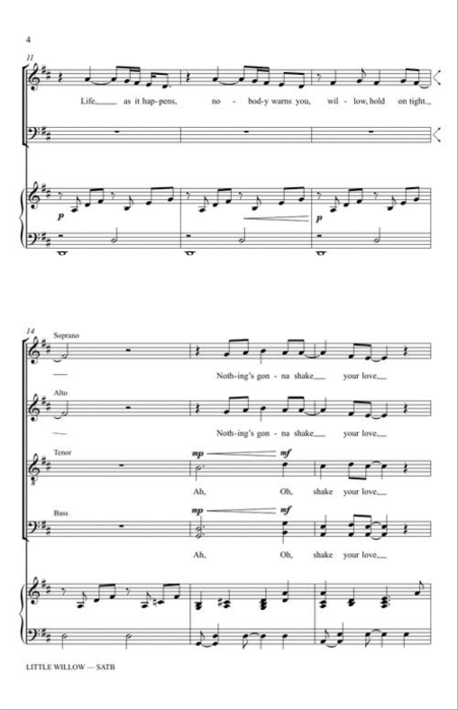 <br>Sheet music extract