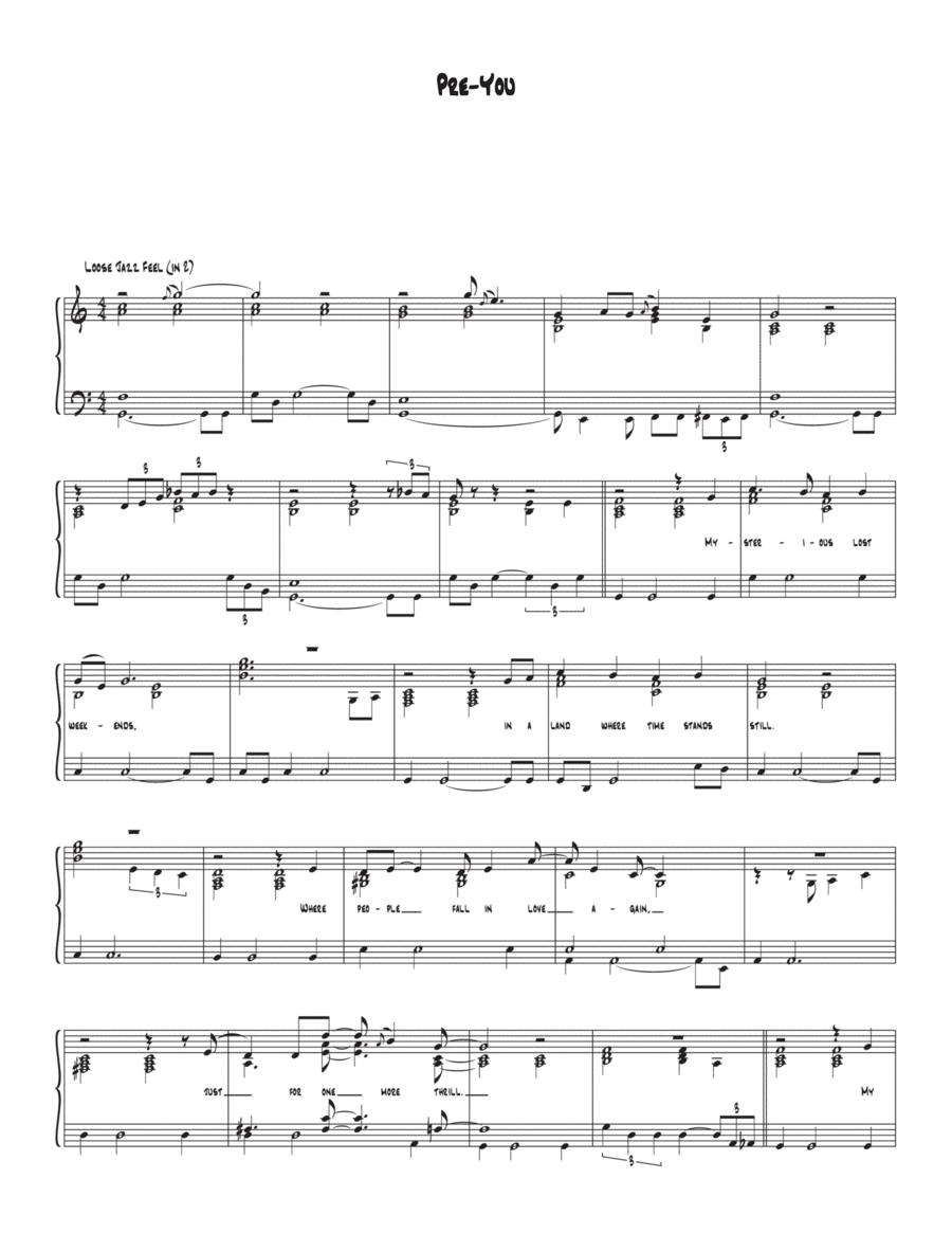 Pre-you Voice scores gallery preview page 1