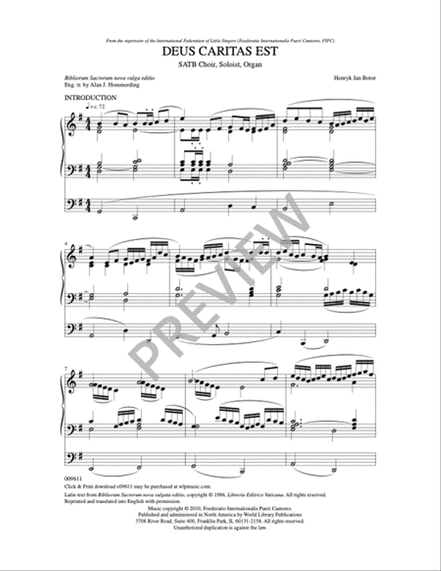 Deus Caritas Est 4-Part scores gallery preview page 7