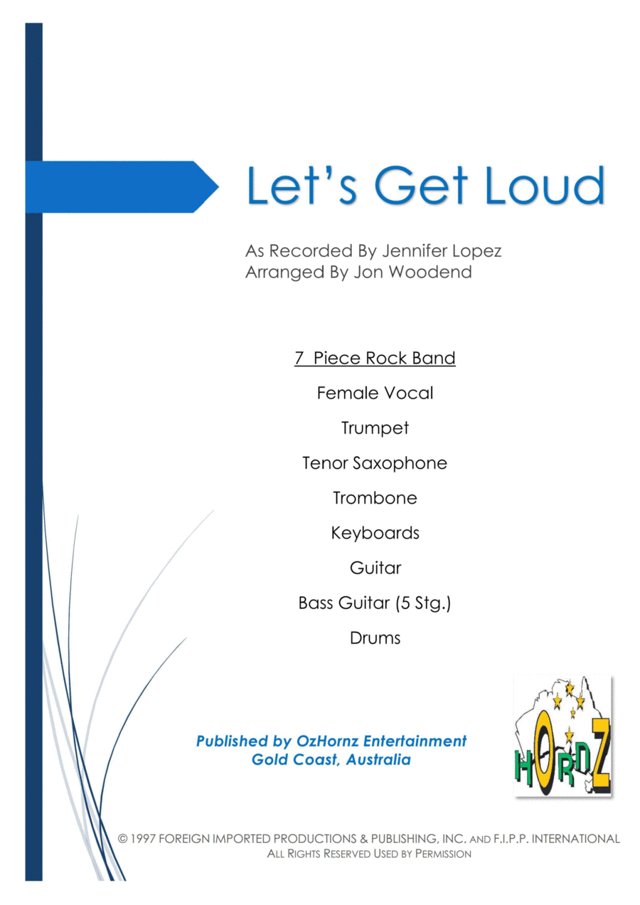 Let's Get Loud Large Ensemble scores gallery preview page 1