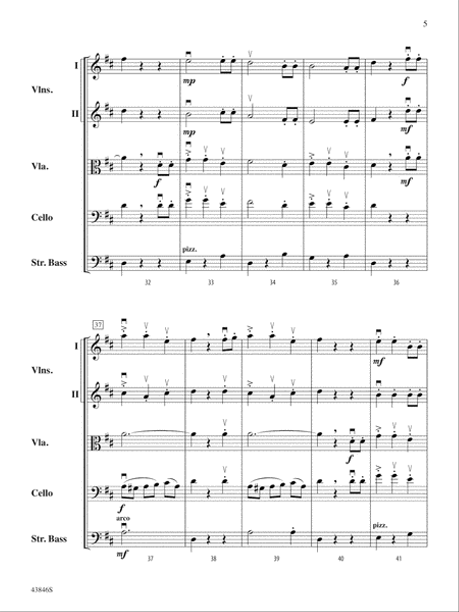 Villancico: Score String Orchestra scores gallery preview page 5