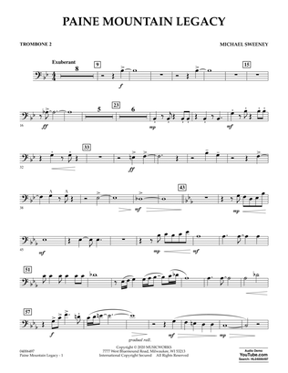 Paine Mountain Legacy - Trombone 2
