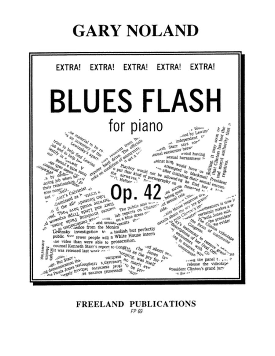 "Blues Flash" for piano Op. 42