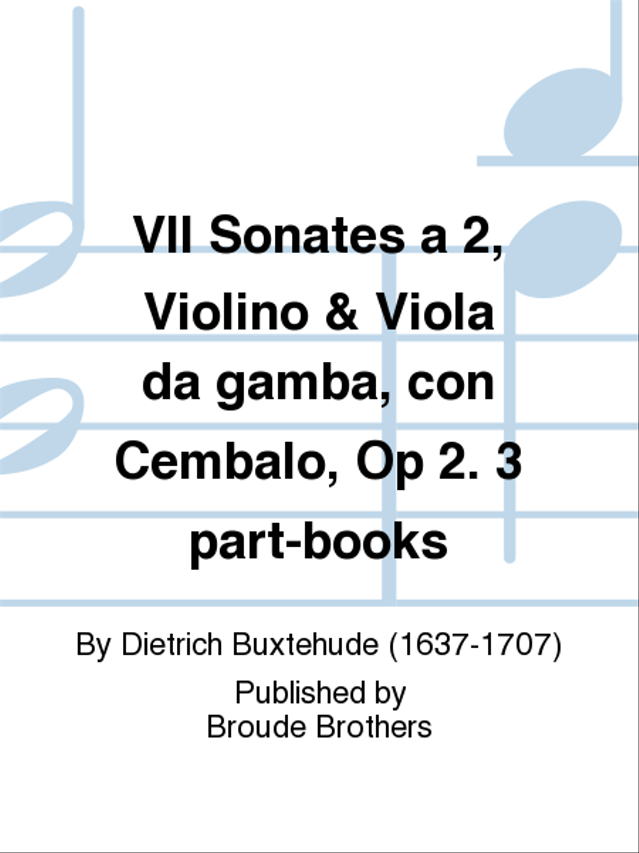 VII Sonates, Op 2. CF 3. Viola scores gallery preview page 1