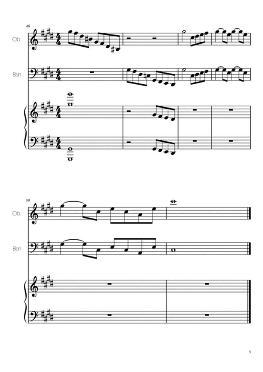 Swan Lake (theme) - Tchaikovsky - Basoon and Oboe w/ Piano Accompaniment image number null