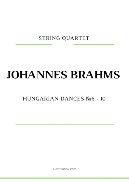 Hungarian Dances №6-10
