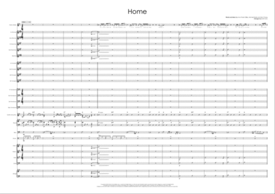 Home Jazz Ensemble scores gallery preview page 1