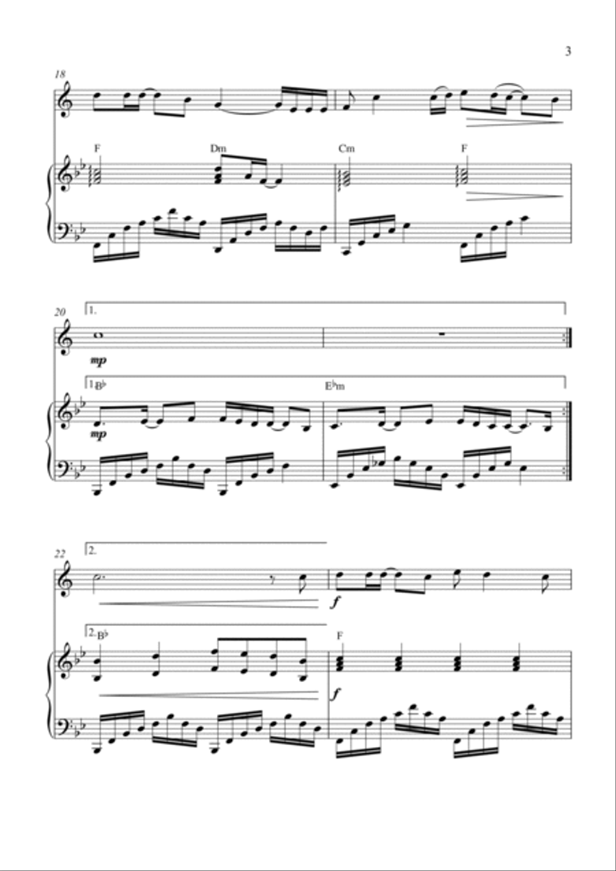 Sometimes When We Touch Sometimes When We Touch Tenor Saxophone scores gallery preview page 3