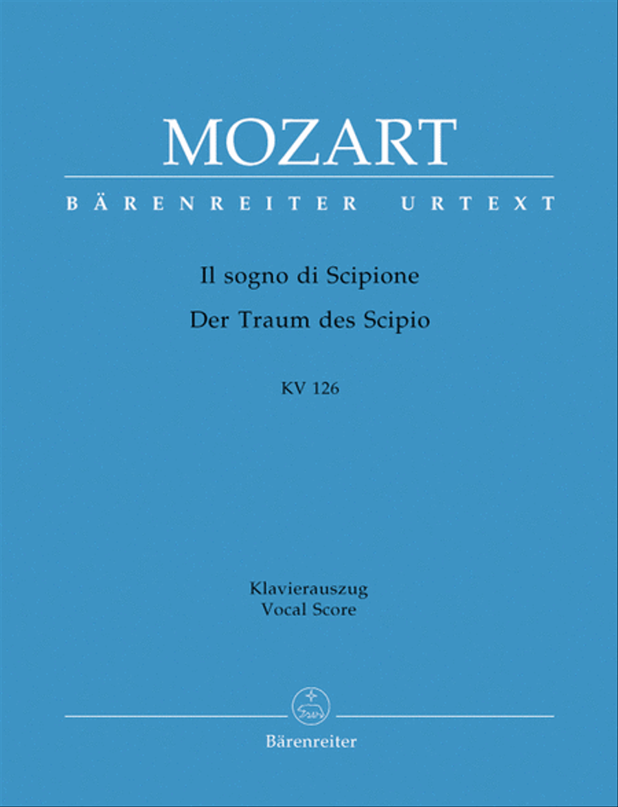 Il sogno di Scipione - Der Traum des Scipio, KV 126 Mixed Choir scores gallery preview page 1