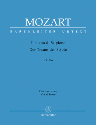 Book cover for Il sogno di Scipione - Der Traum des Scipio, KV 126