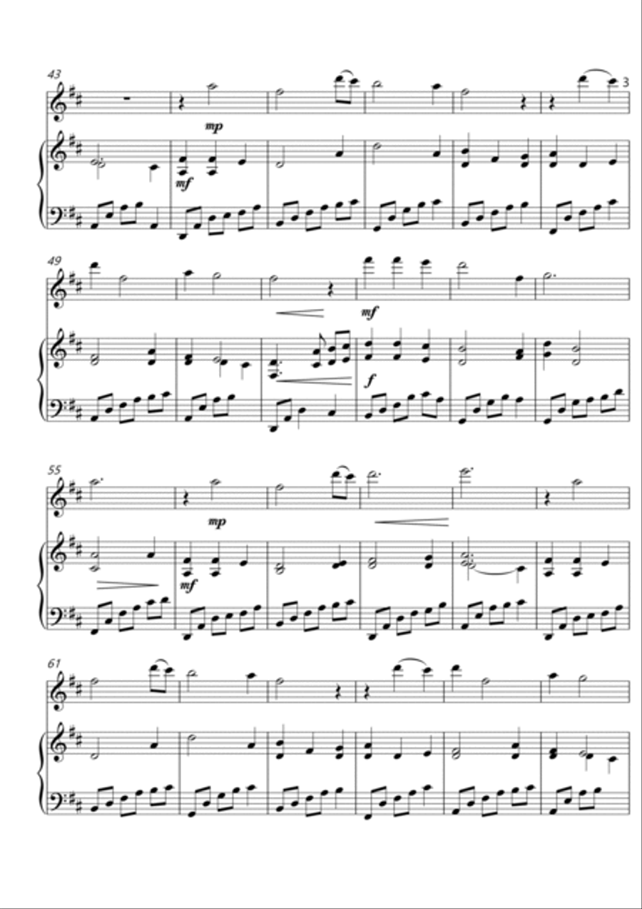 Meditation on Thou Who Wast Rich Beyond All Splendor Chamber Music scores gallery preview page 4