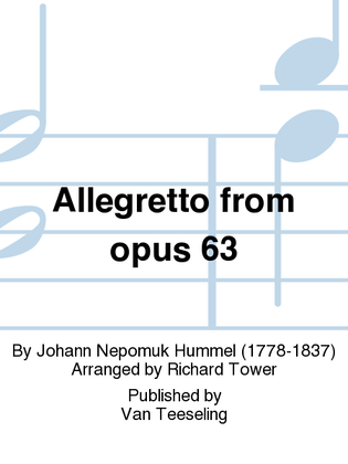 Allegretto from opus 63