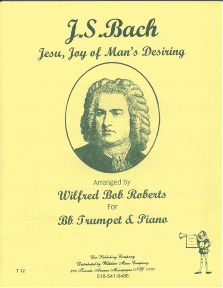 Jesu, Joy of Man's Desiring (Wilfred Bob Roberts) Trumpet Solo scores gallery preview page 1