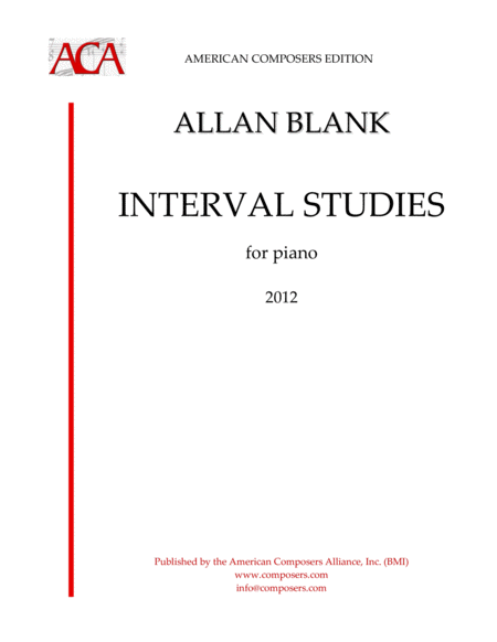 [Blank] Interval Studies for Piano