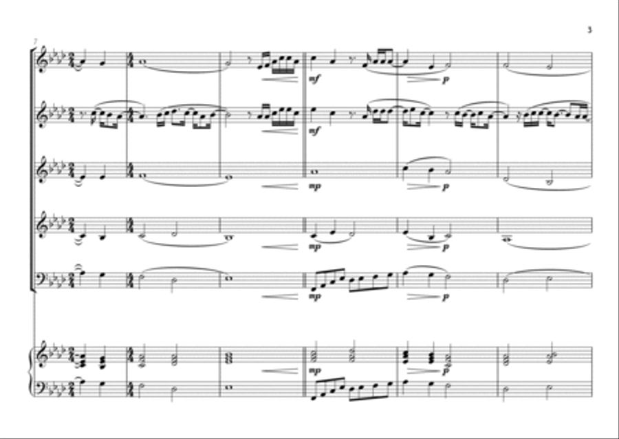 Goodness Of God Woodwind Quintet scores gallery preview page 3