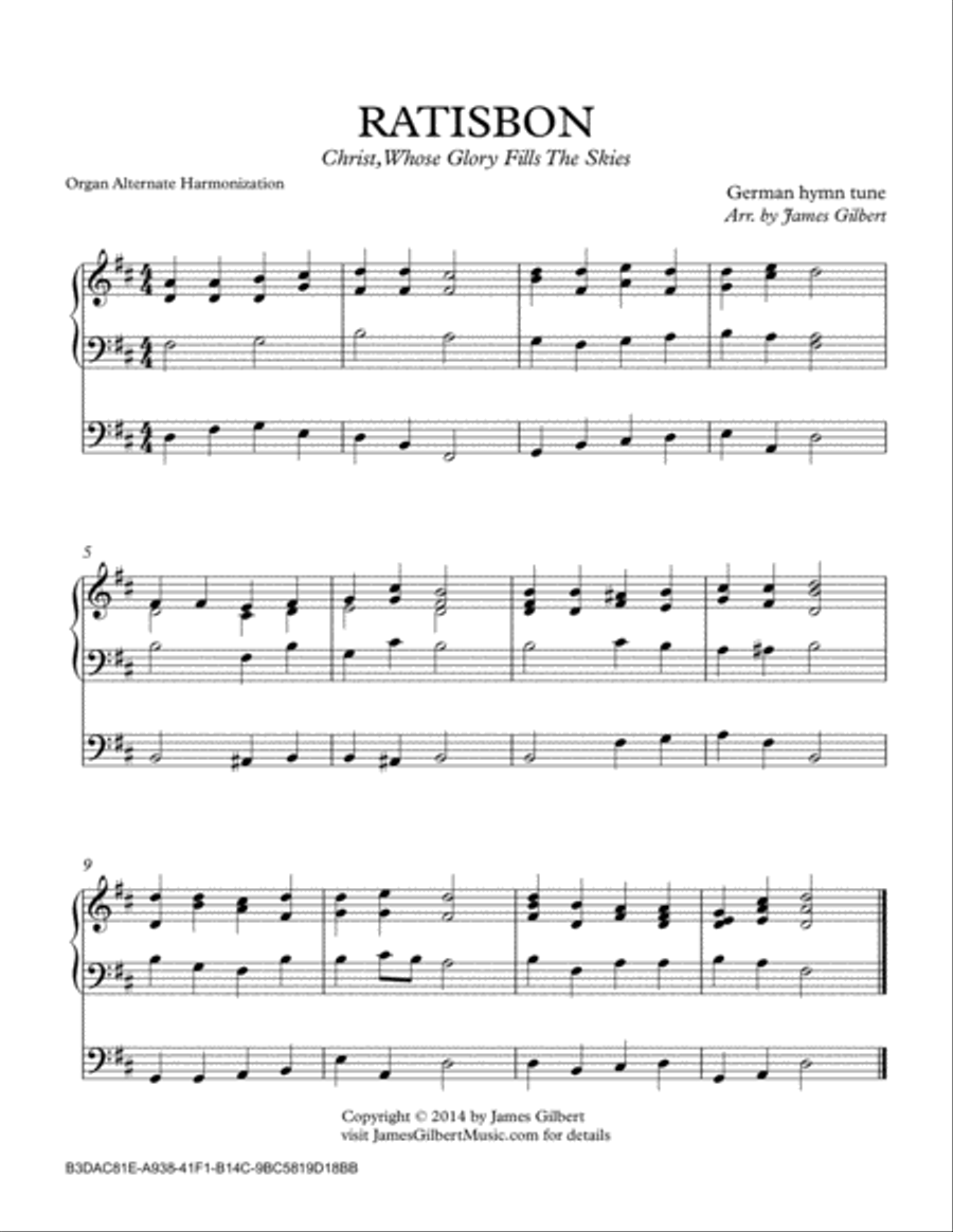 RATISBON RATISBON Organ Solo scores gallery preview page 1