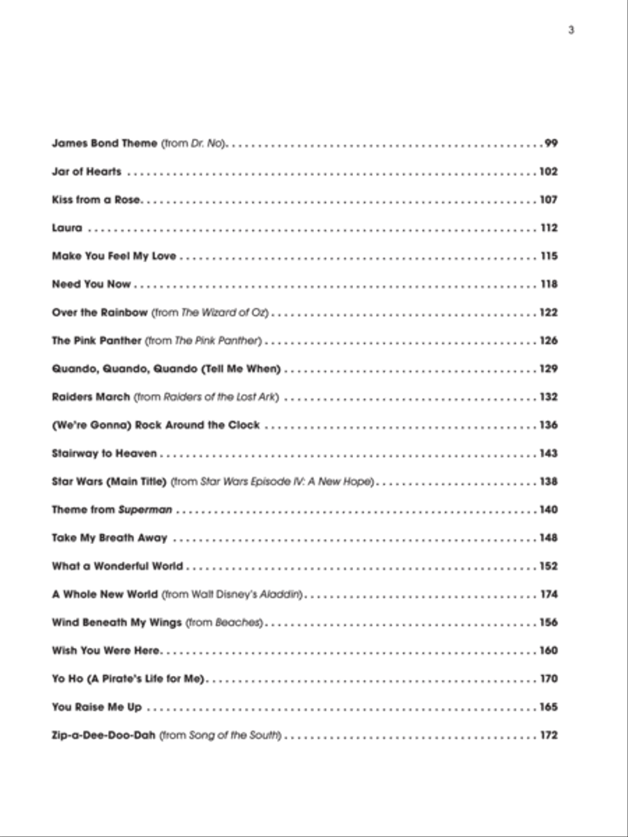 Pop & Movie Hits A to Z Pop & Movie Hits A to Z Easy Piano scores gallery preview page 9