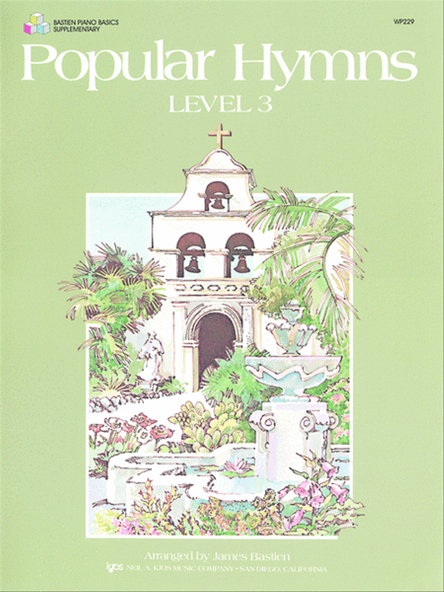 Popular Hymns, Level 3 Piano Method scores gallery preview page 1