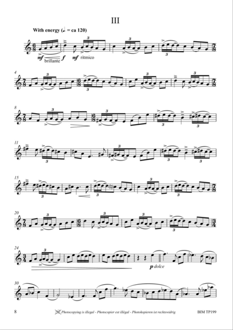 Sonata breve Trumpet Solo scores gallery preview page 7