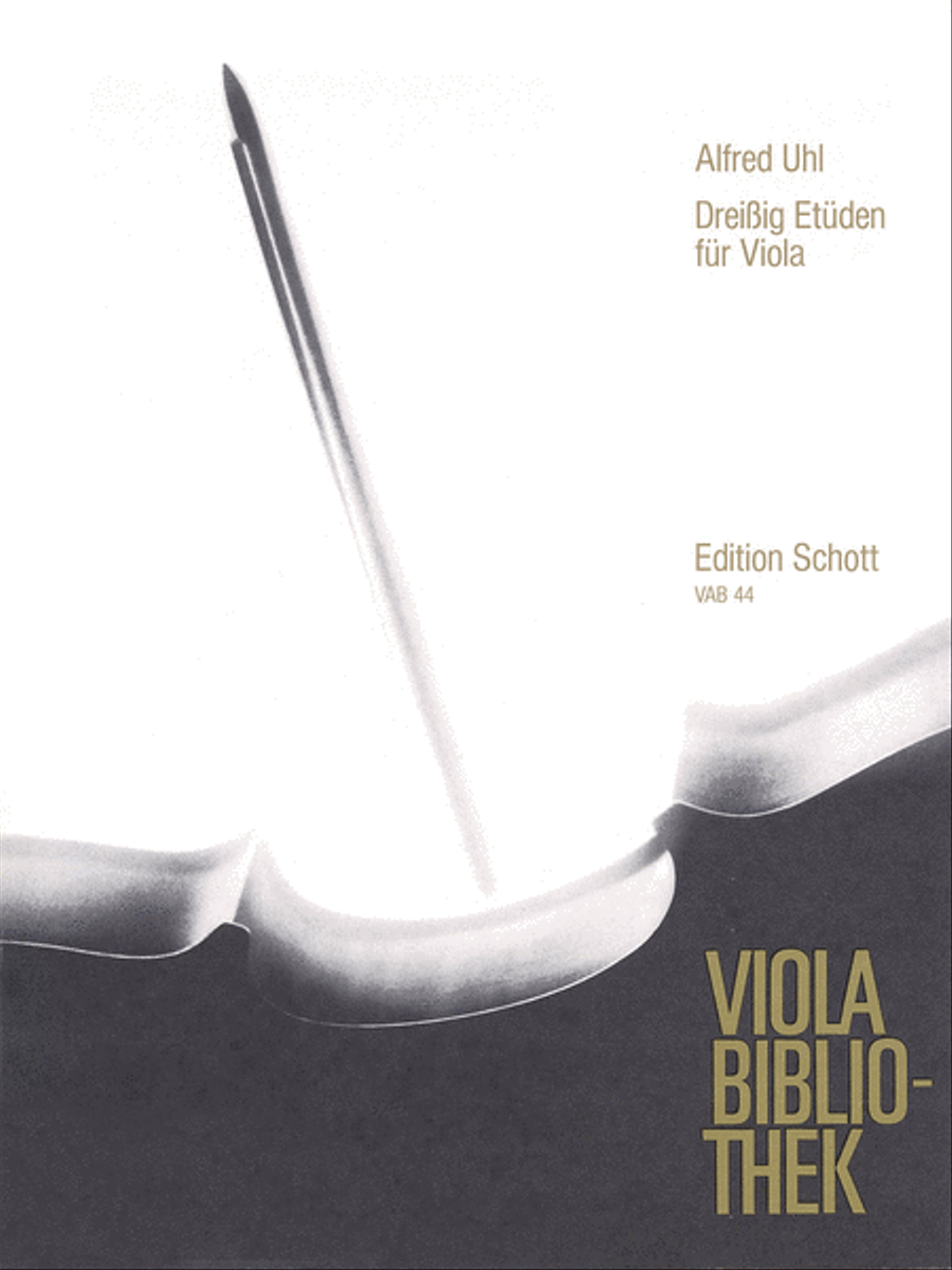 30 Etudes 30 Etudes Viola Solo scores gallery preview page 1