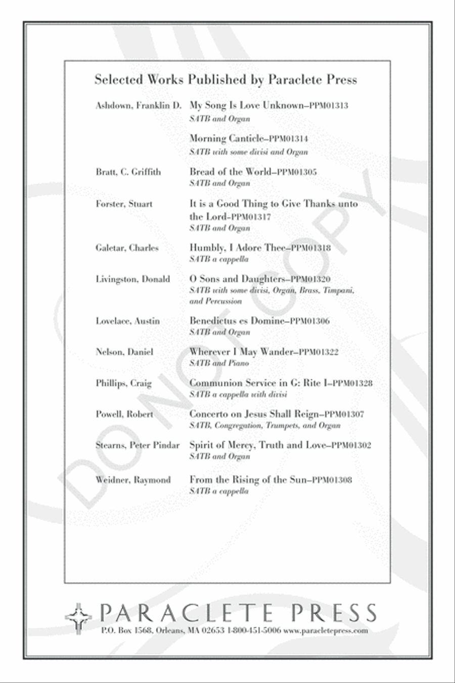 I Lift Up My Eyes to the Mountain SSAATTBB scores gallery preview page 12