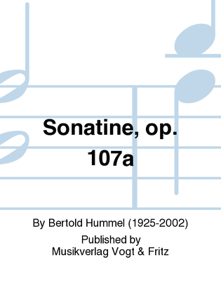 Sonatine, op. 107a