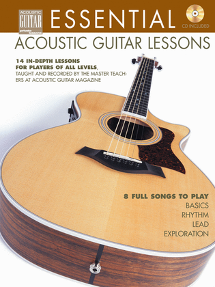 Book cover for Essential Acoustic Guitar Lessons