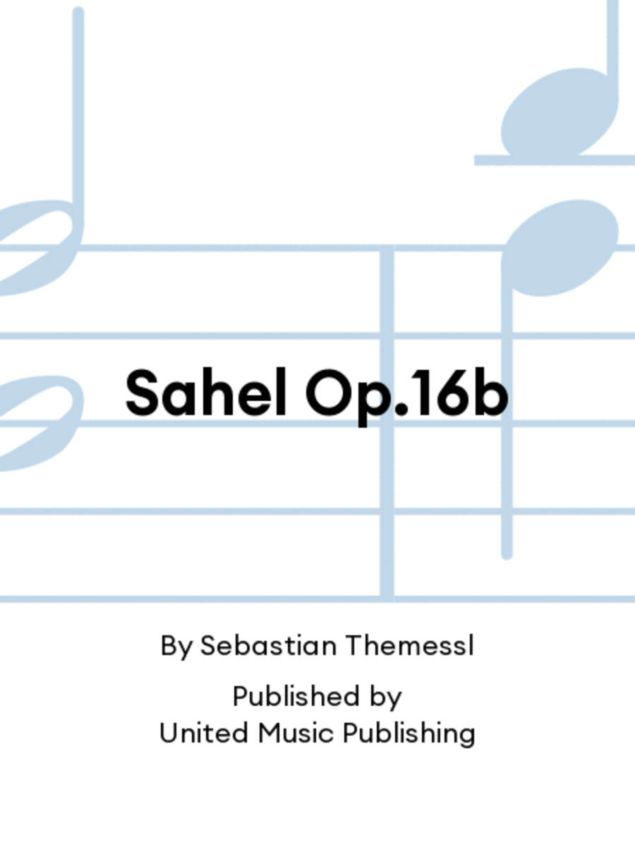 Sahel Op.16b Sahel Op.16b Viola scores gallery preview page 1