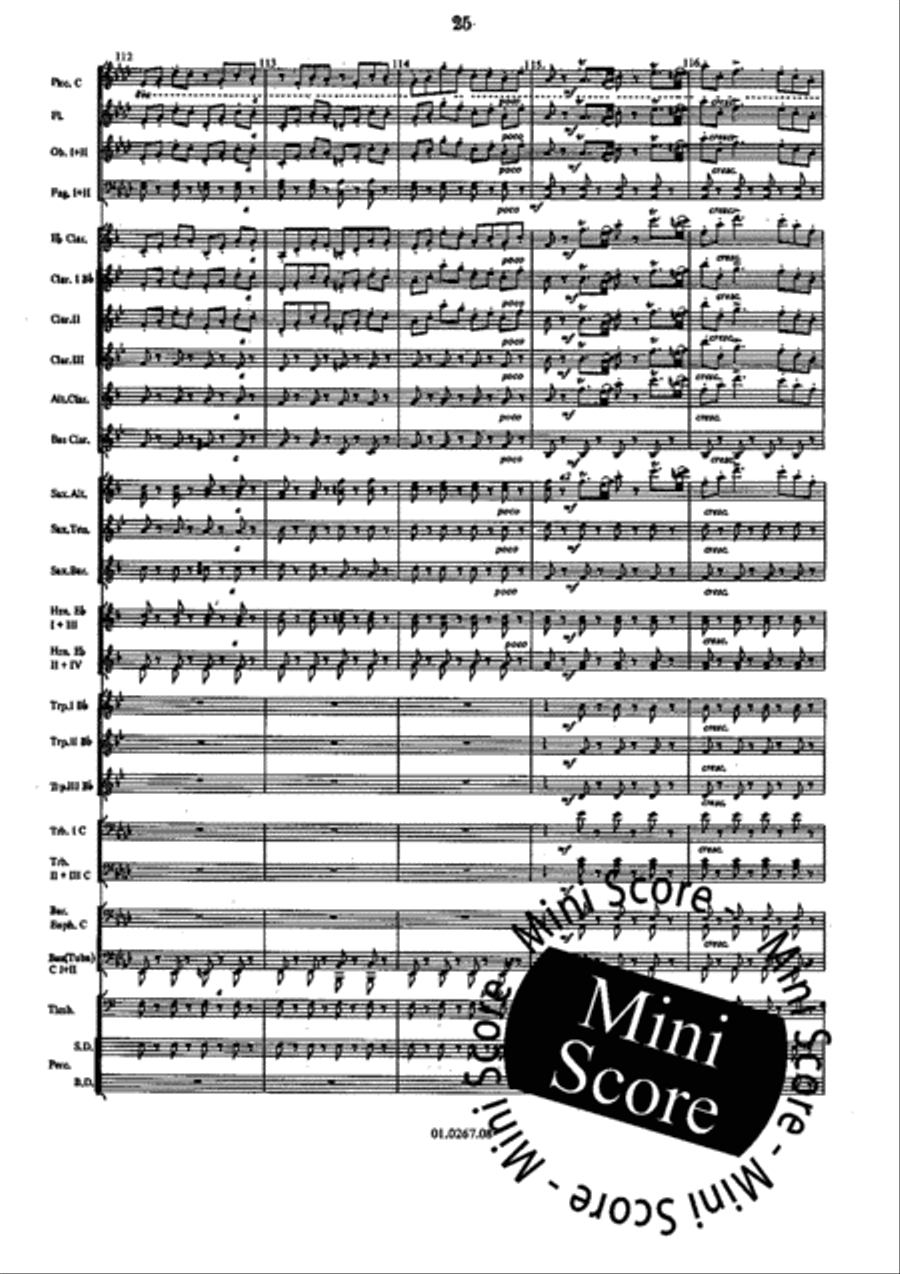 Vespri Siciliani Concert Band scores gallery preview page 29