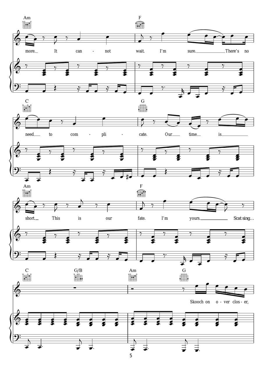 I'm Yours Acoustic Guitar scores gallery preview page 5