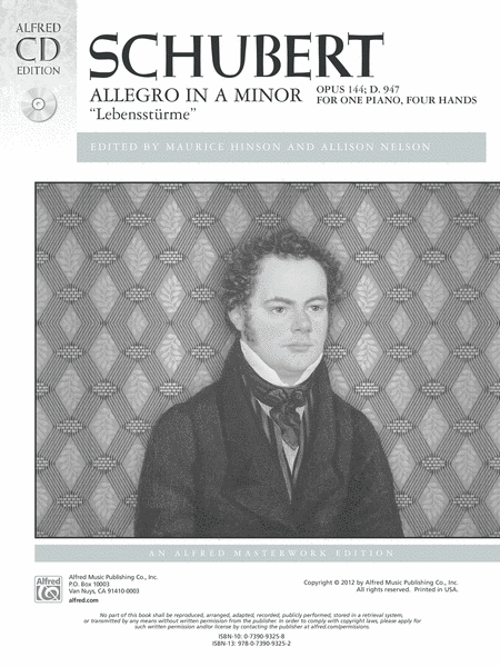 Schubert -- Allegro in A Minor, Op. 144 (Lebensstürme)