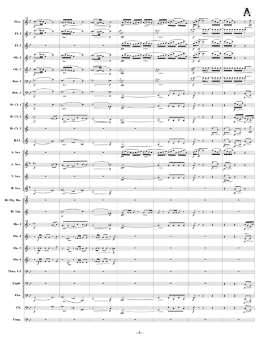 Slavonic Dance No.6, Op.72 - STUDY SCORE ONLY Concert Band scores gallery preview page 6