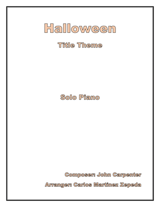 Book cover for Halloween Theme