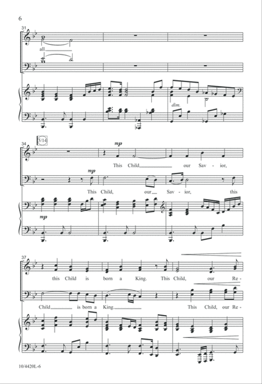 This Child This Child 4-Part scores gallery preview page 6