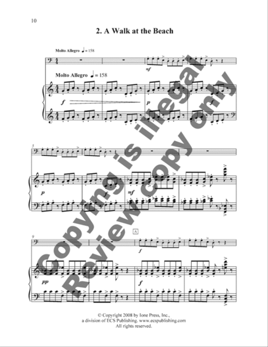 California Suite Tuba scores gallery preview page 9