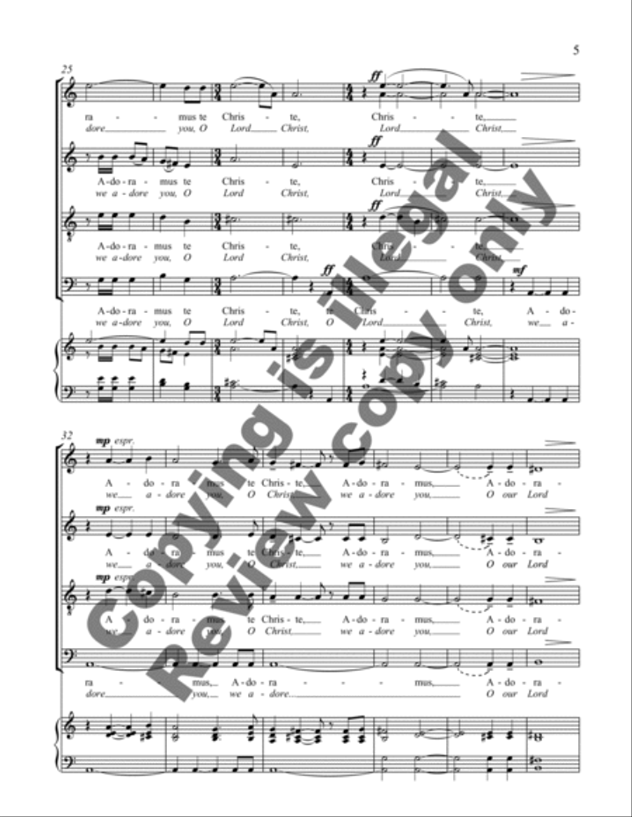 Requiem Motet Requiem Motet 4-Part scores gallery preview page 7