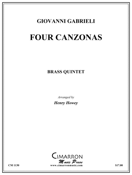 G. Gabrielli: Four Canzonas