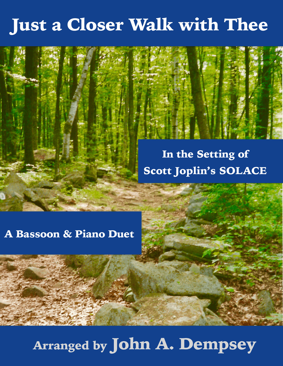 Just a Closer Walk with Thee / Solace (Bassoon and Piano) Bassoon Solo scores gallery preview page 1