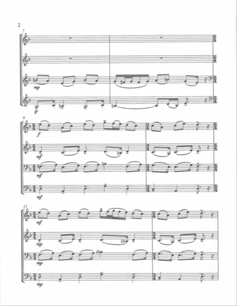 Calling for Harmony Brass Ensemble scores gallery preview page 4