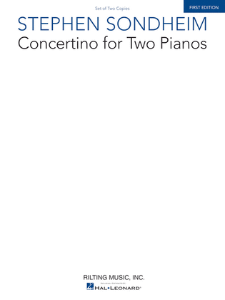 Book cover for Concertino for Two Pianos