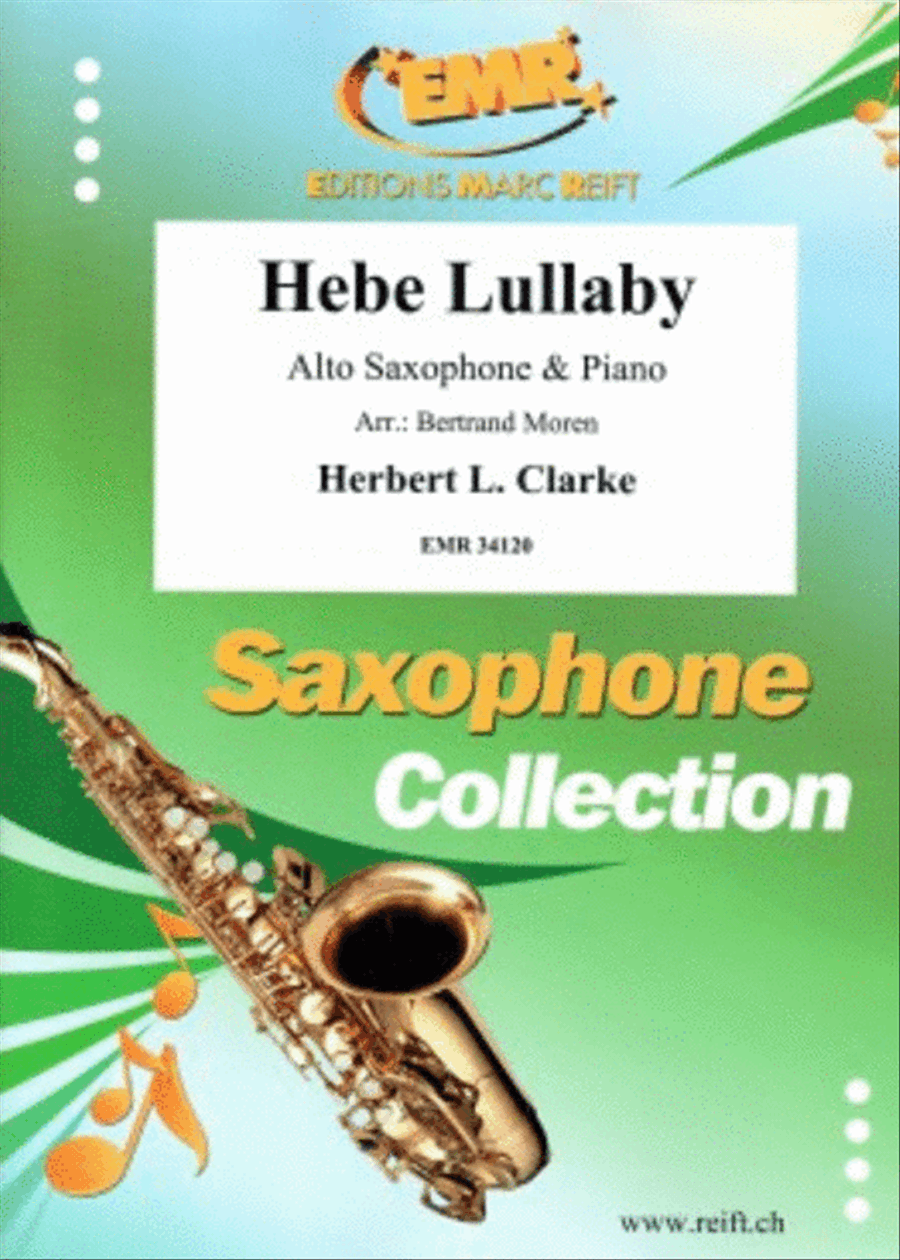 Hebe Lullaby Alto Saxophone scores gallery preview page 1