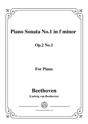 Beethoven-Piano Sonata No.1 in f minor Op.2 No.1,for piano