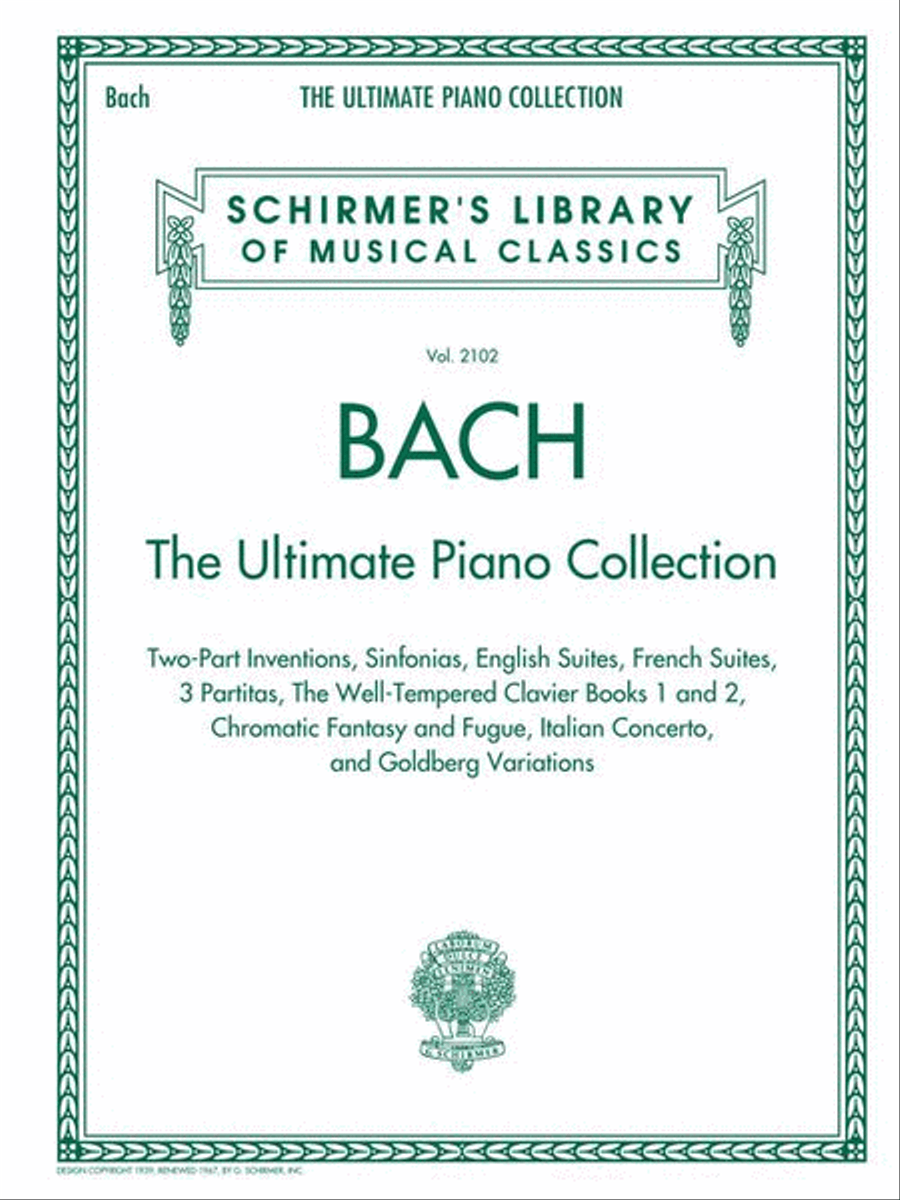 Bach: The Ultimate Piano Collection Piano Solo scores gallery preview page 3