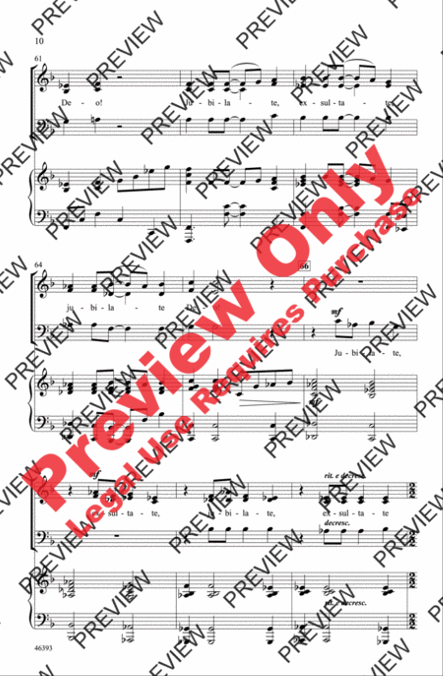 Jubilate, Exsultate! 3-Part scores gallery preview page 9