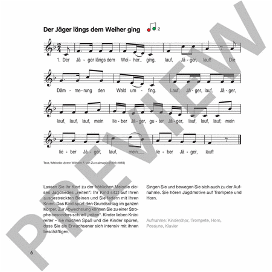 Musikgarten 1 - Tierwelt CD scores gallery preview page 5