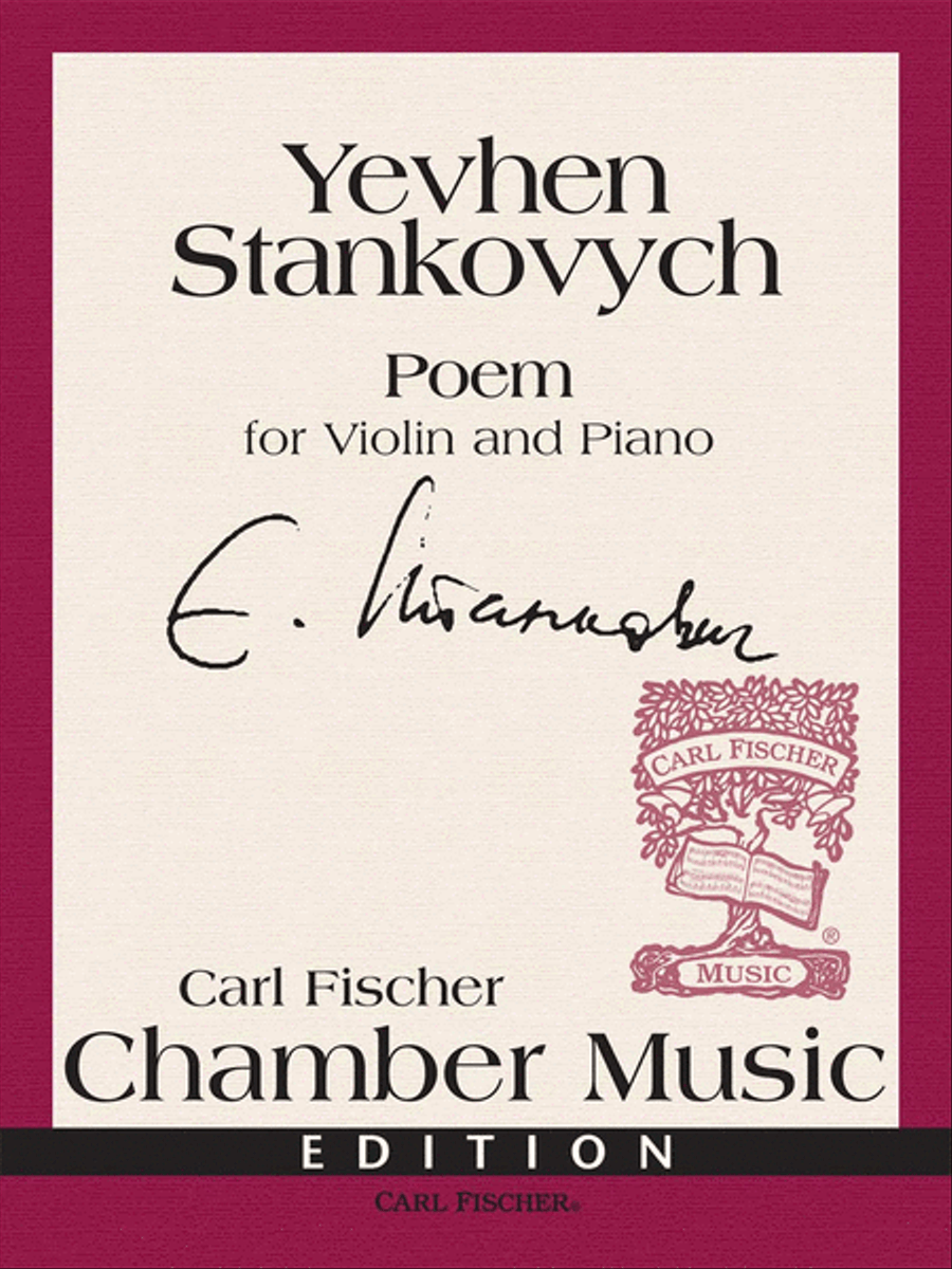 Poem Violin Solo scores gallery preview page 1