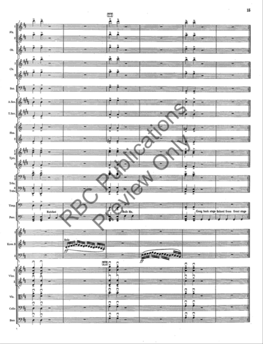 Concerto Gross Orchestra Full Orchestra scores gallery preview page 16