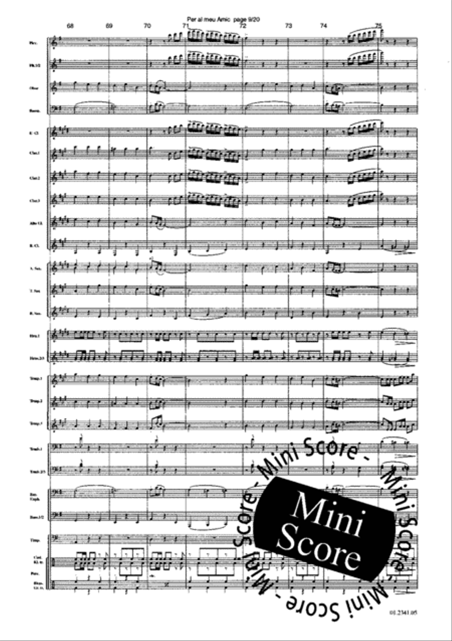 For My Friend Concert Band scores gallery preview page 13